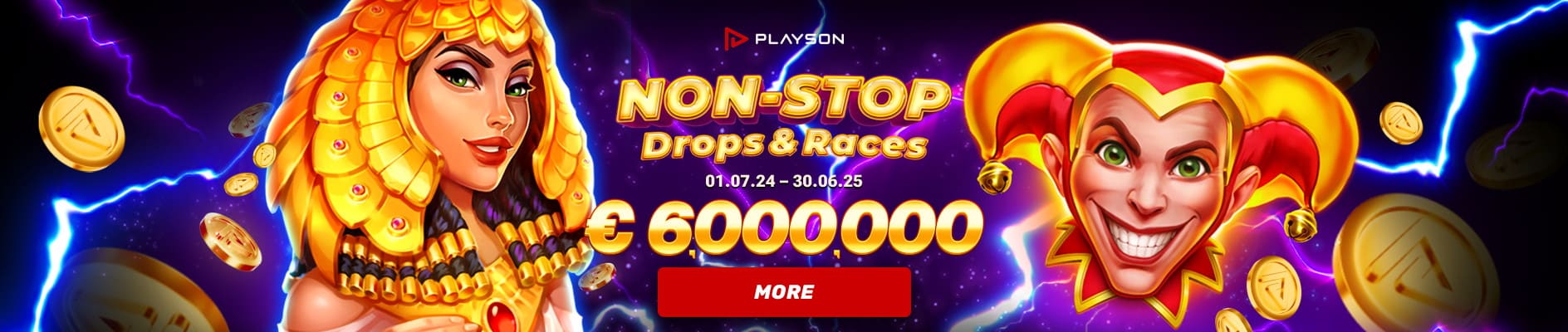 Non-Stop Drop &amp; wyścigi: 6000000 €!